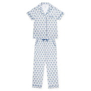 Laney Women's Pima Cotton Pajama Pant Set - Tri Delta Crest