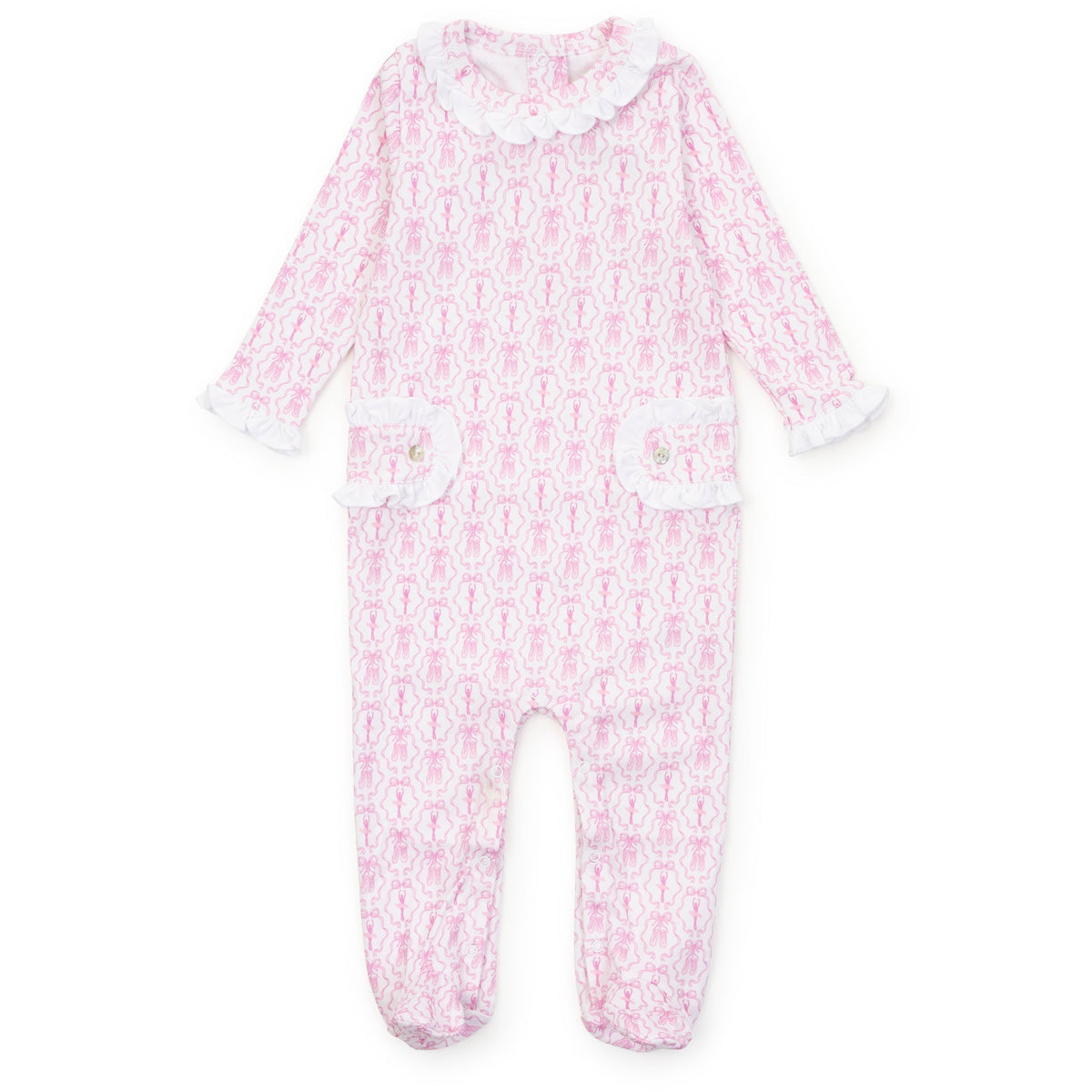 Lucy Girls' Romper - Ballet And Bows