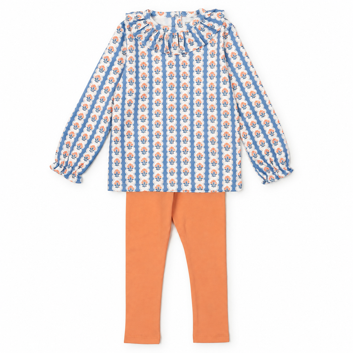 Lulu Girls' Legging Set - Harvest Ribbon Floral