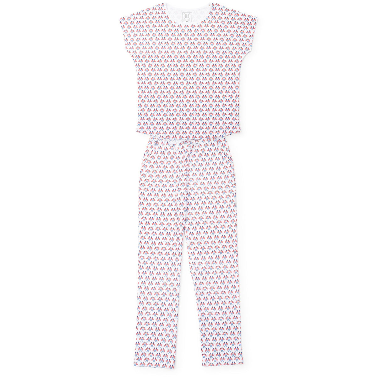 Marcia Women's Pajama Pant Set - Stars, Stripes And Bows