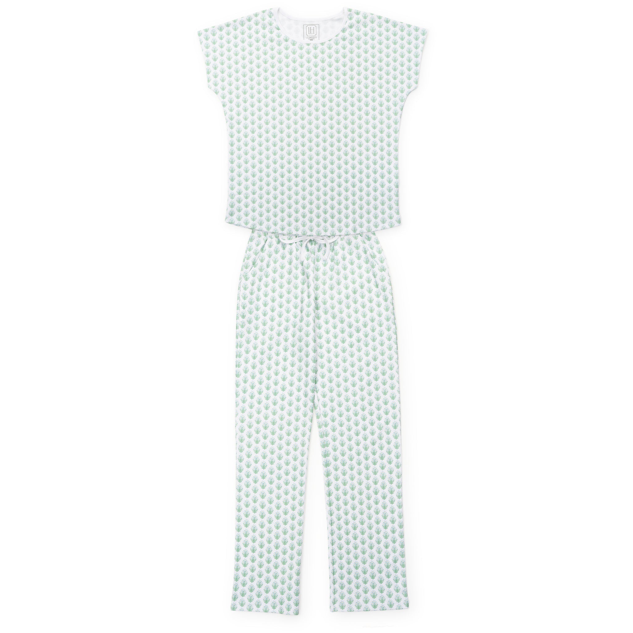 Marcia Women's Pima Cotton Pajama Pant Set - Primrose Proper