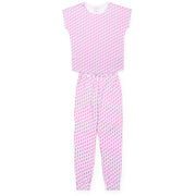 Melanie Women's Pajama Jogger Pant Set - Palm Beach Pineapples
