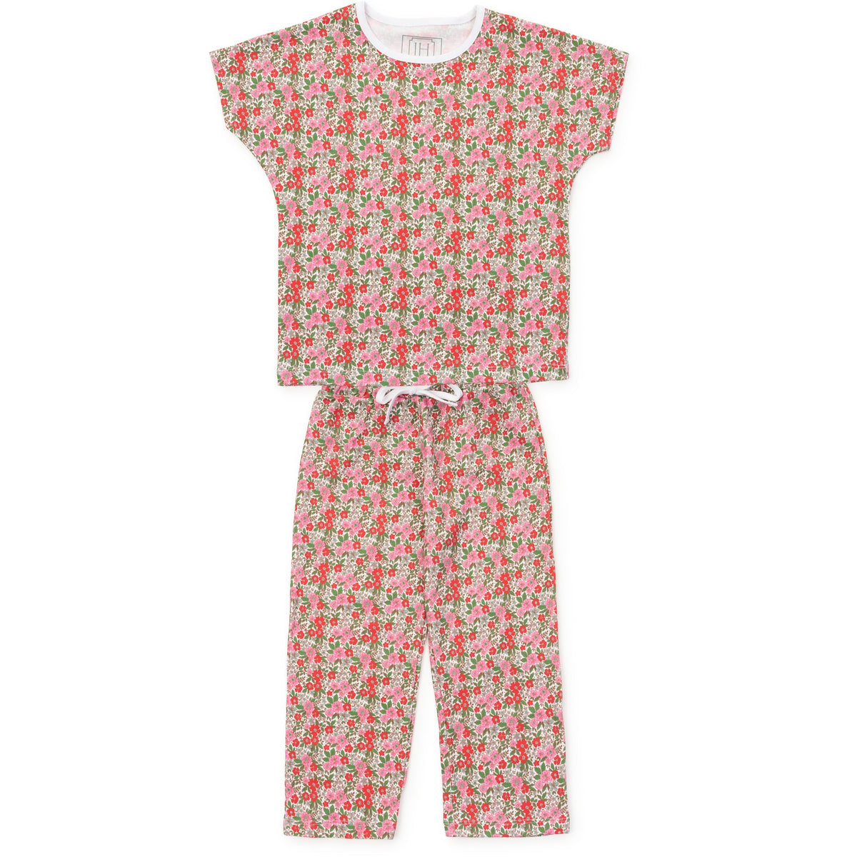 Merrick Girls' Pant Set - Floral Noel