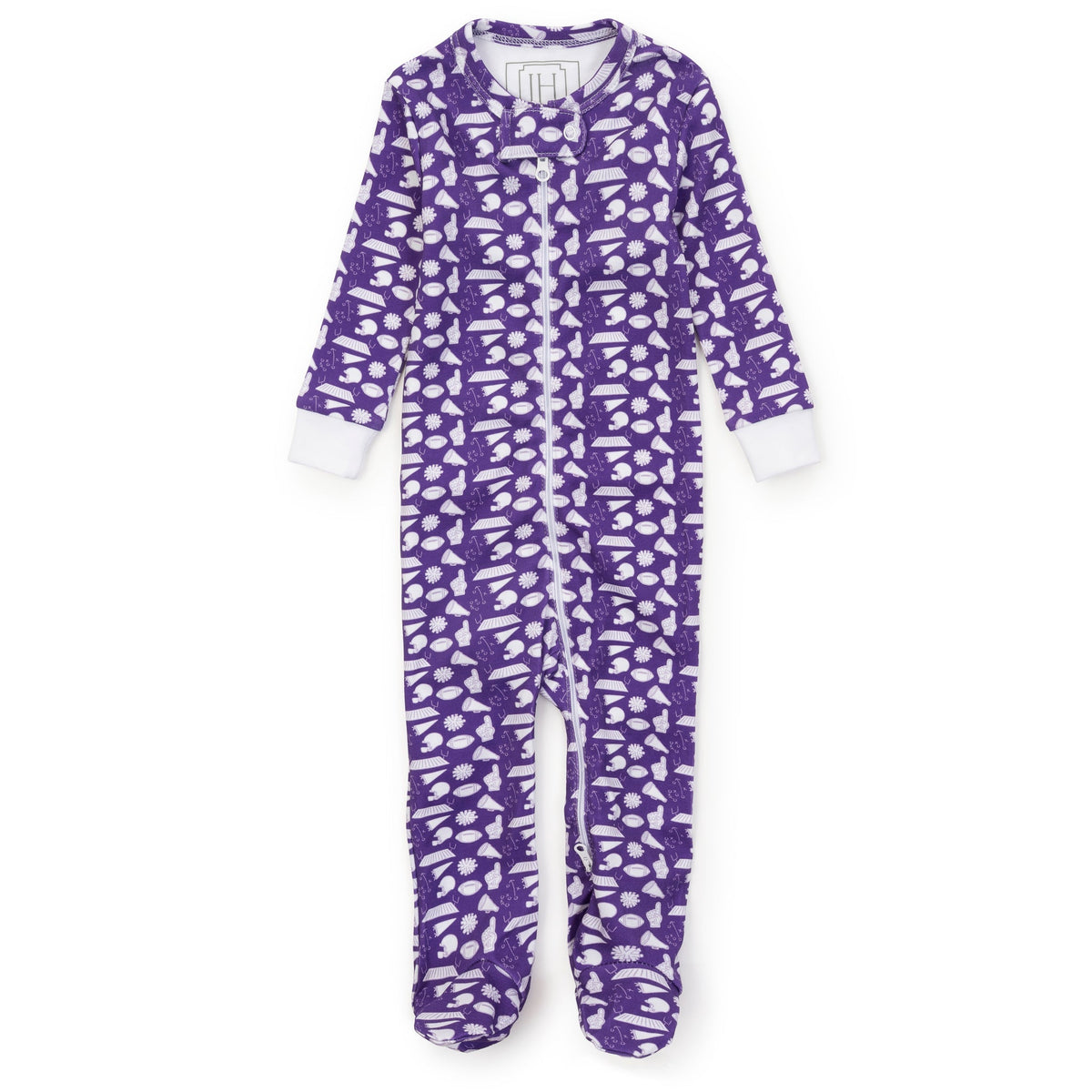 Parker Zipper Pajama - Pep Rally Purple