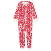 Parker Zipper Pajama - Pep Rally Red