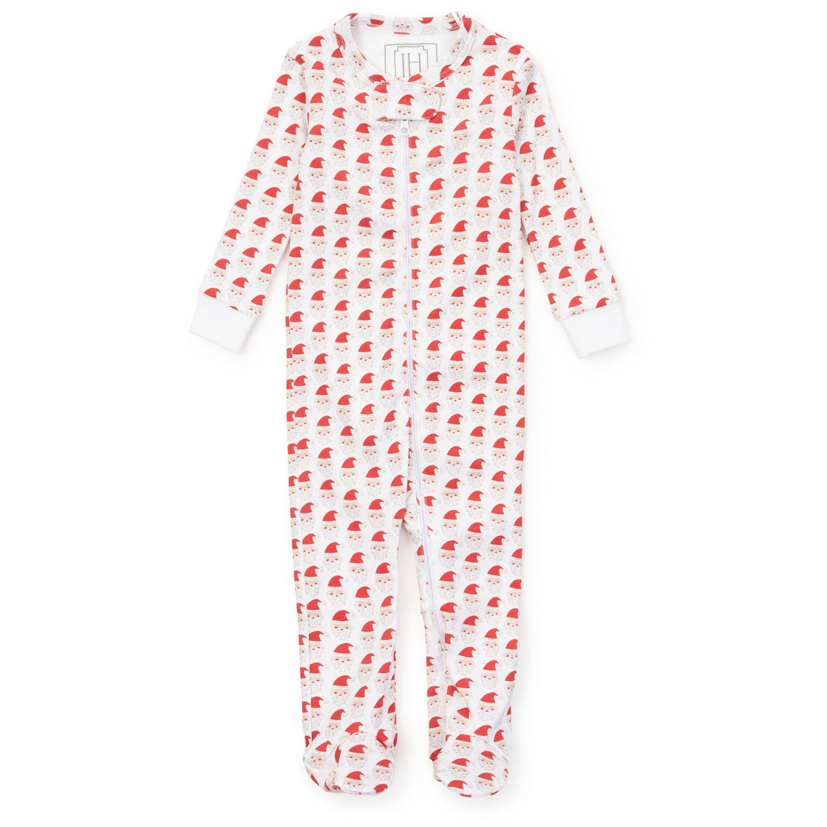 Parker Zipper Pajama - Whimsical Santa