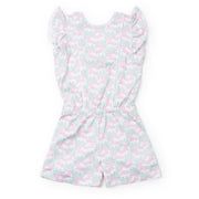 Rae Girls' Romper - Poolside Palms