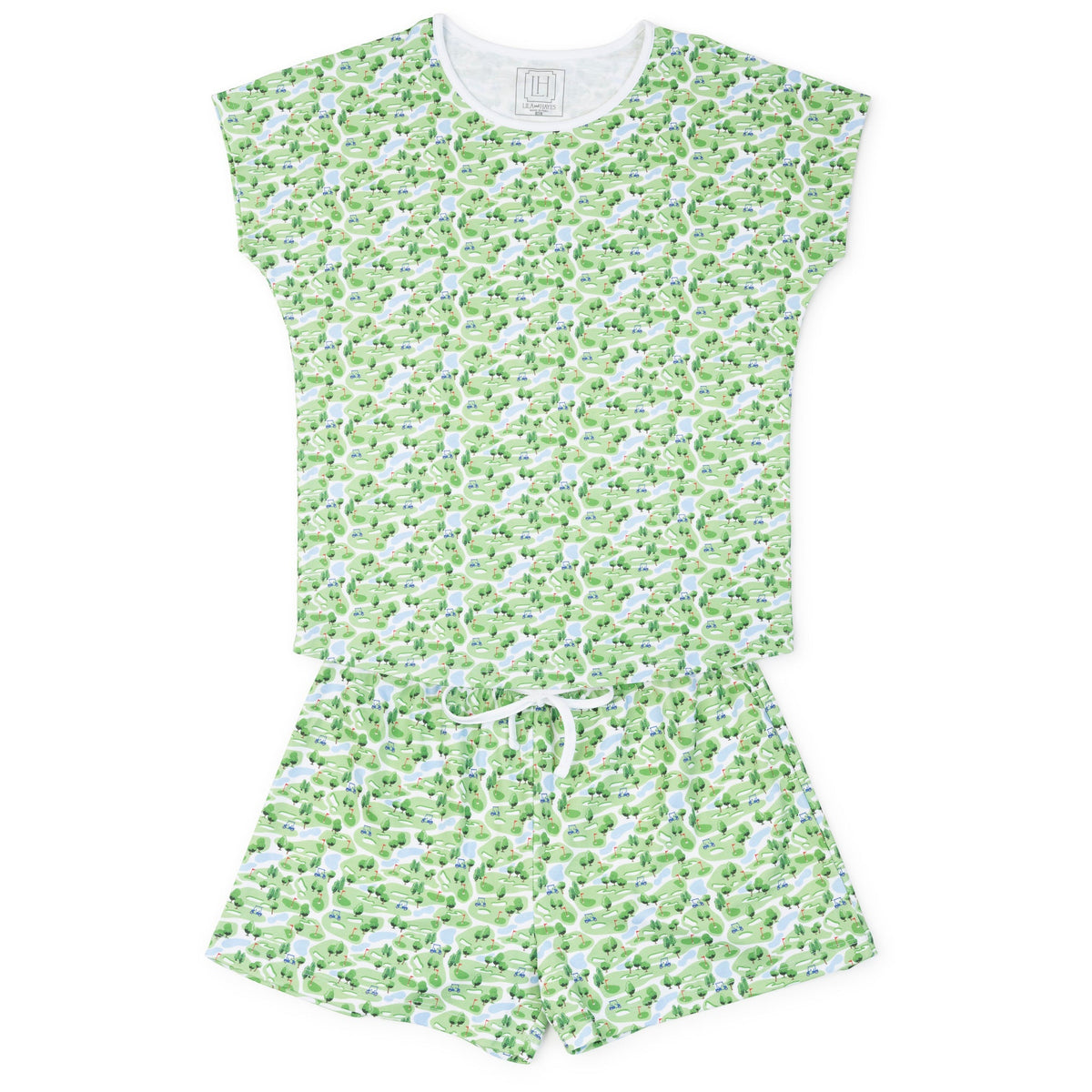 Riley Women's Pajama Short Set - Par For The Course