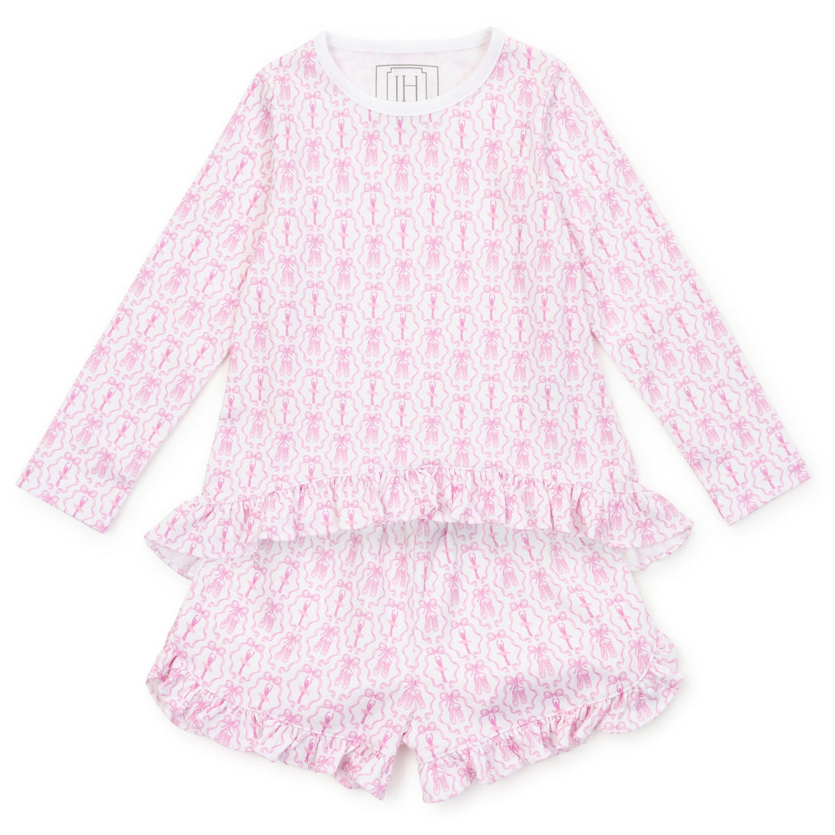 Rorie Girls' Short Set - Ballet And Bows