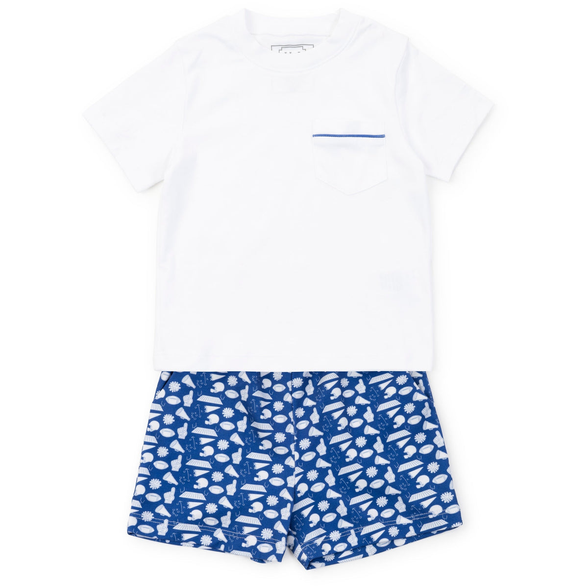 Walker Boys' Short Set - Pep Rally Blue