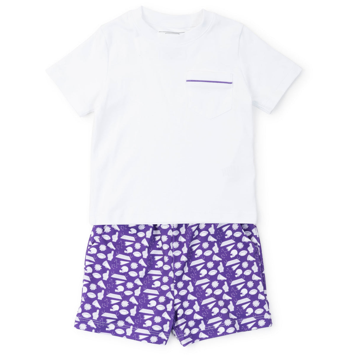 Walker Boys' Short Set - Pep Rally Purple