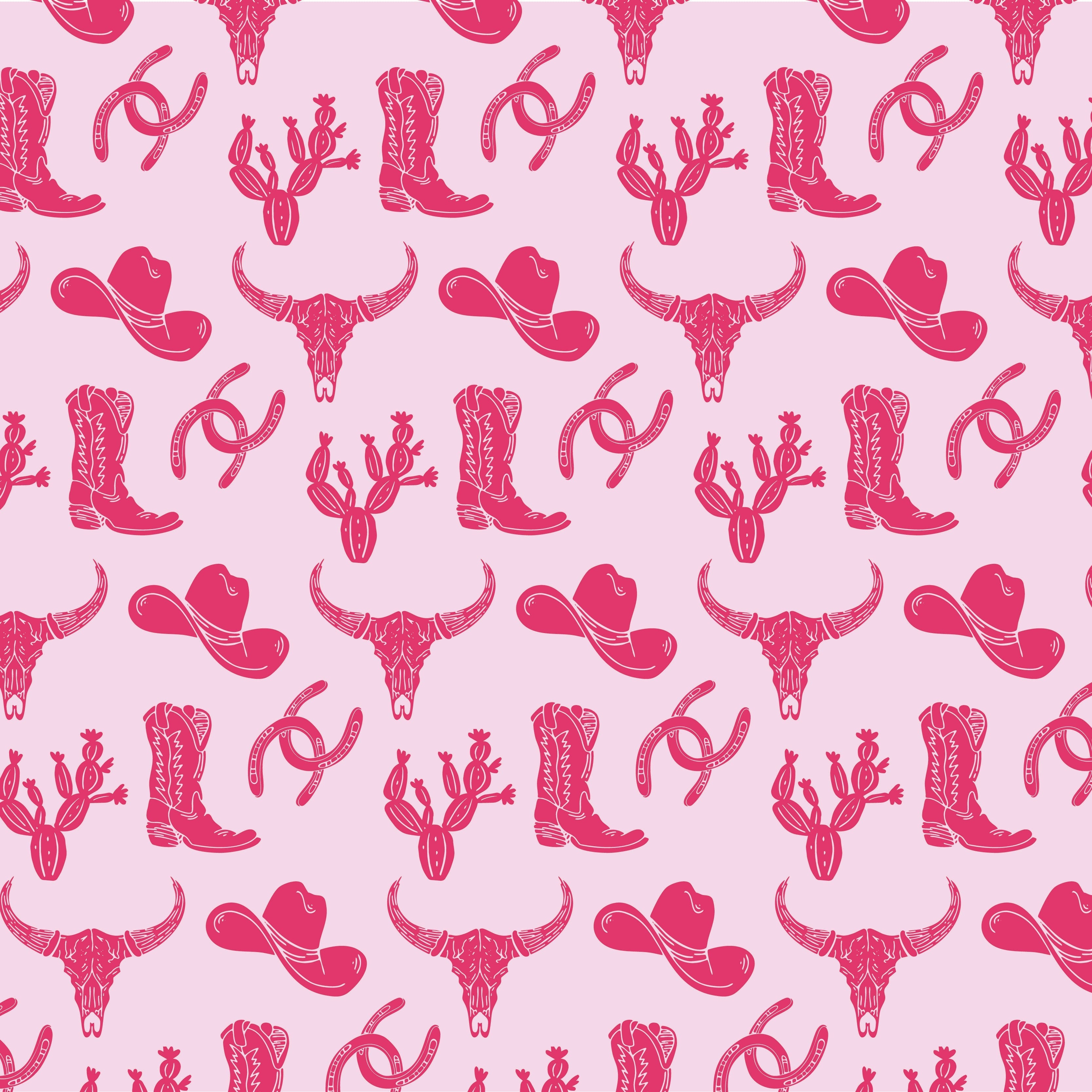 Sophie Girls' Short Set - Wild West Pink