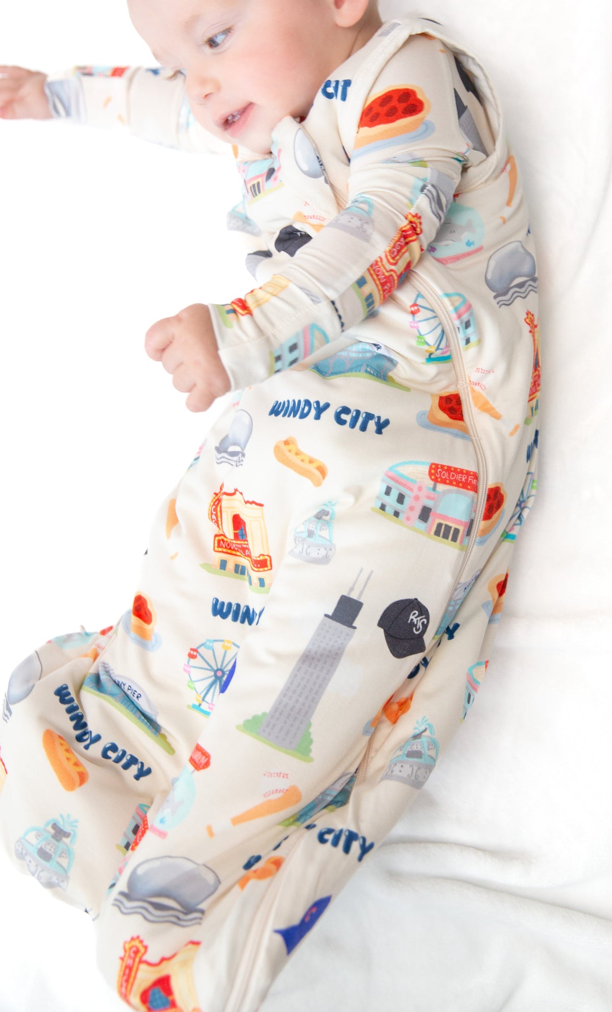 My First Windy City Bamboo Sleep Sack | Limited Edition Chicago Baby Sleep Bag