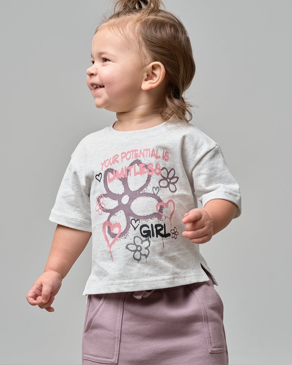 Limitless Tee - Light Heather Grey