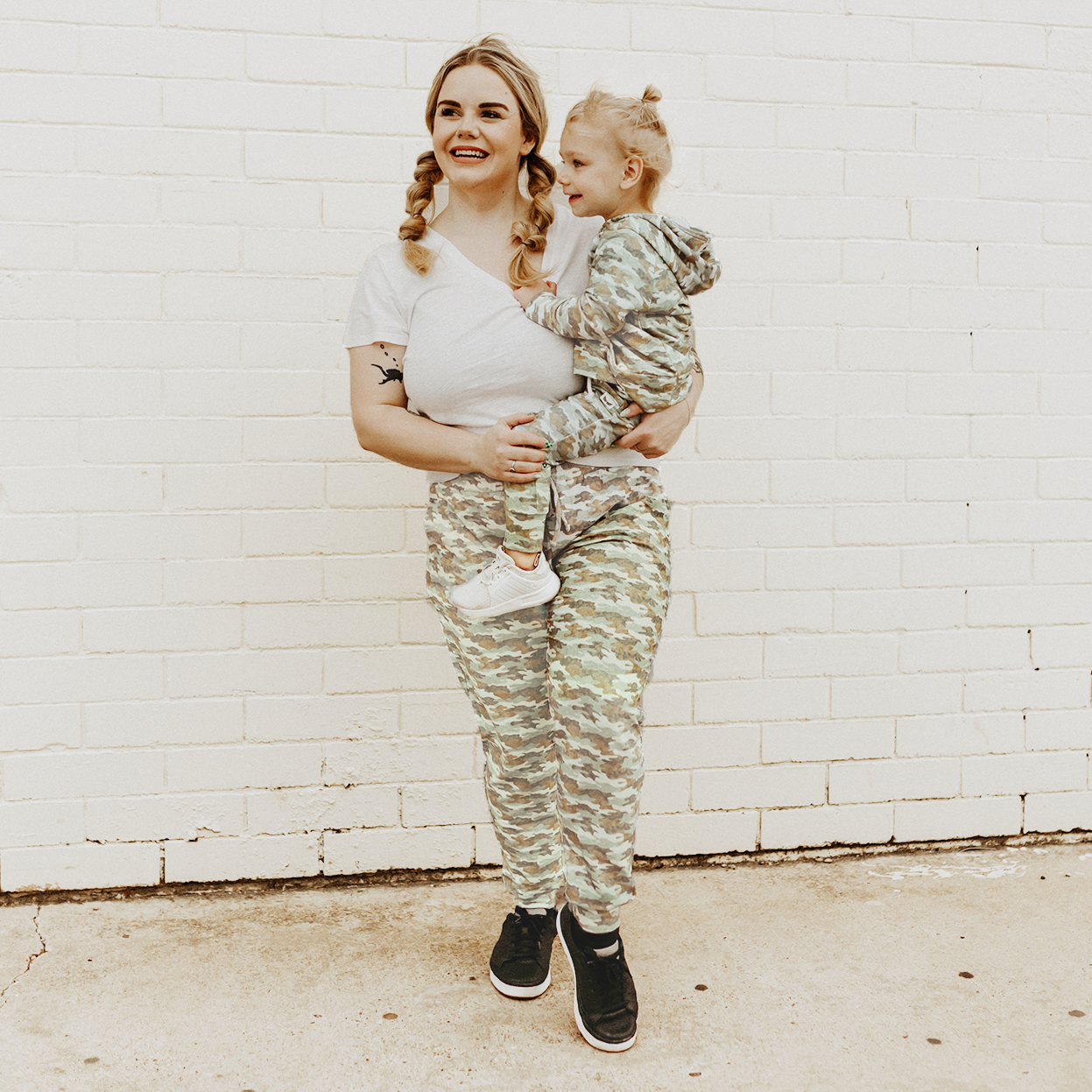 Faded Camo Women's Bamboo/cotton Jogger