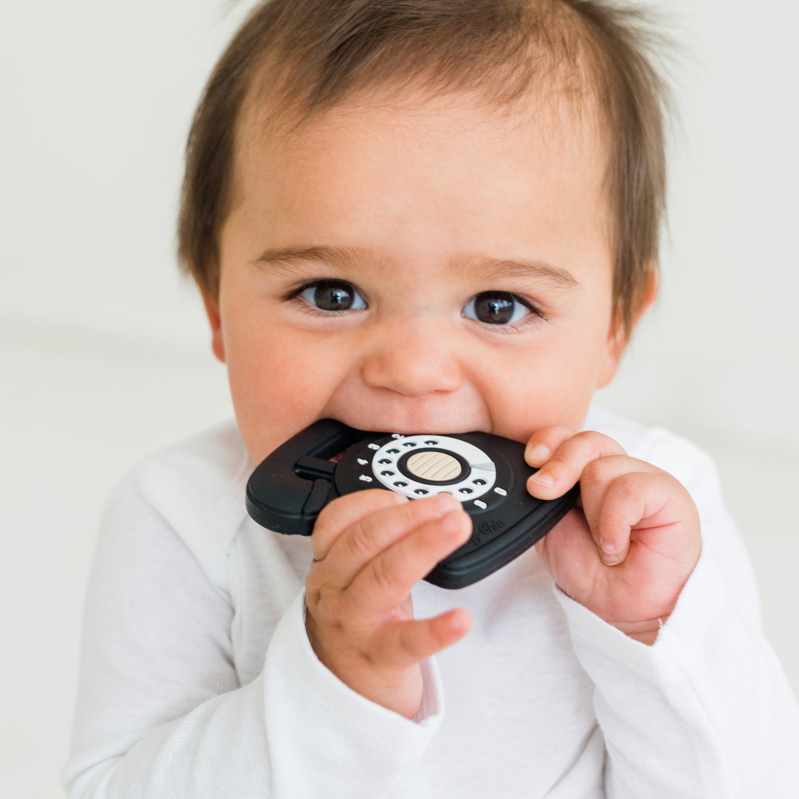 Cool Baby Teether: Rotary Dial Phone Design