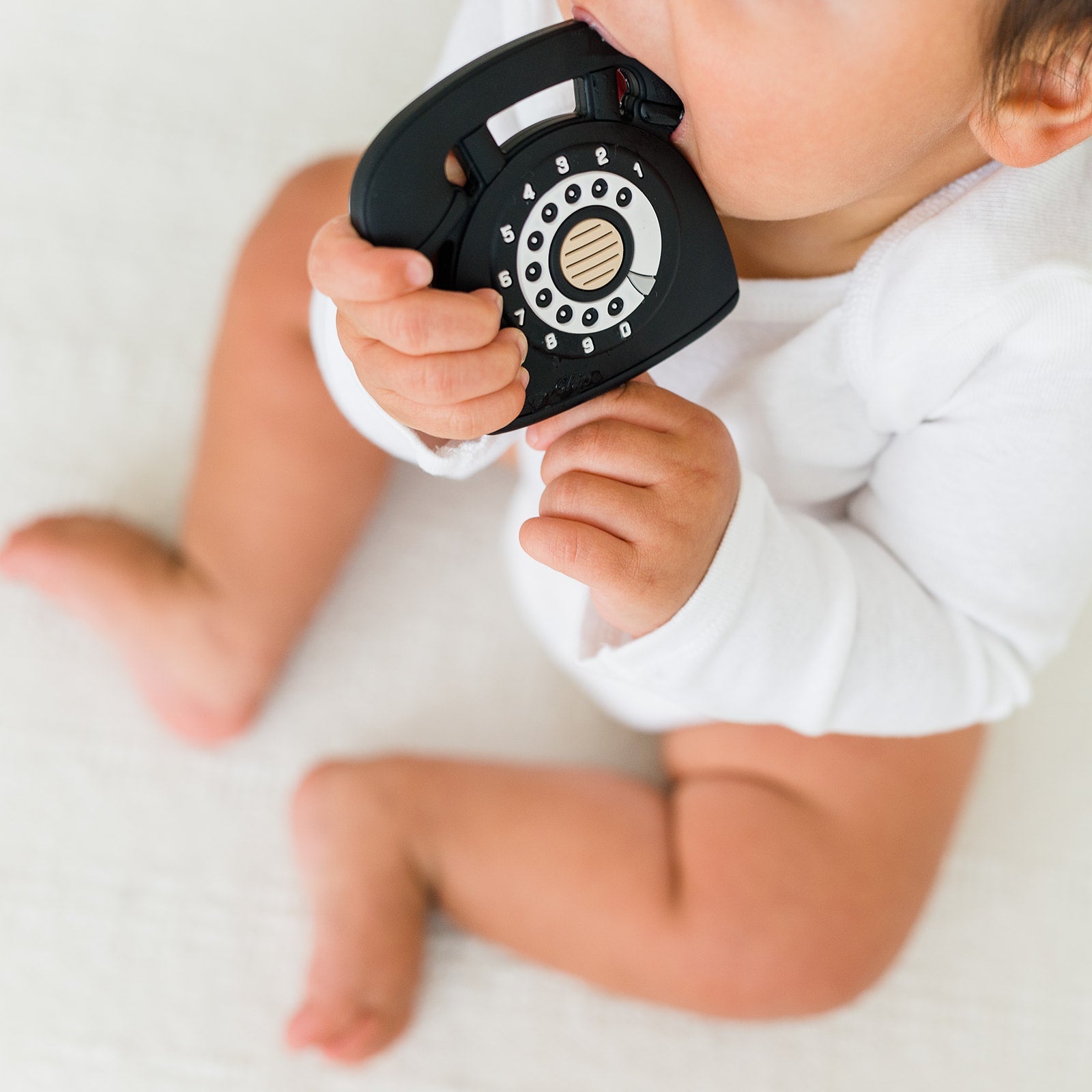 Cool Baby Teether: Rotary Dial Phone Design