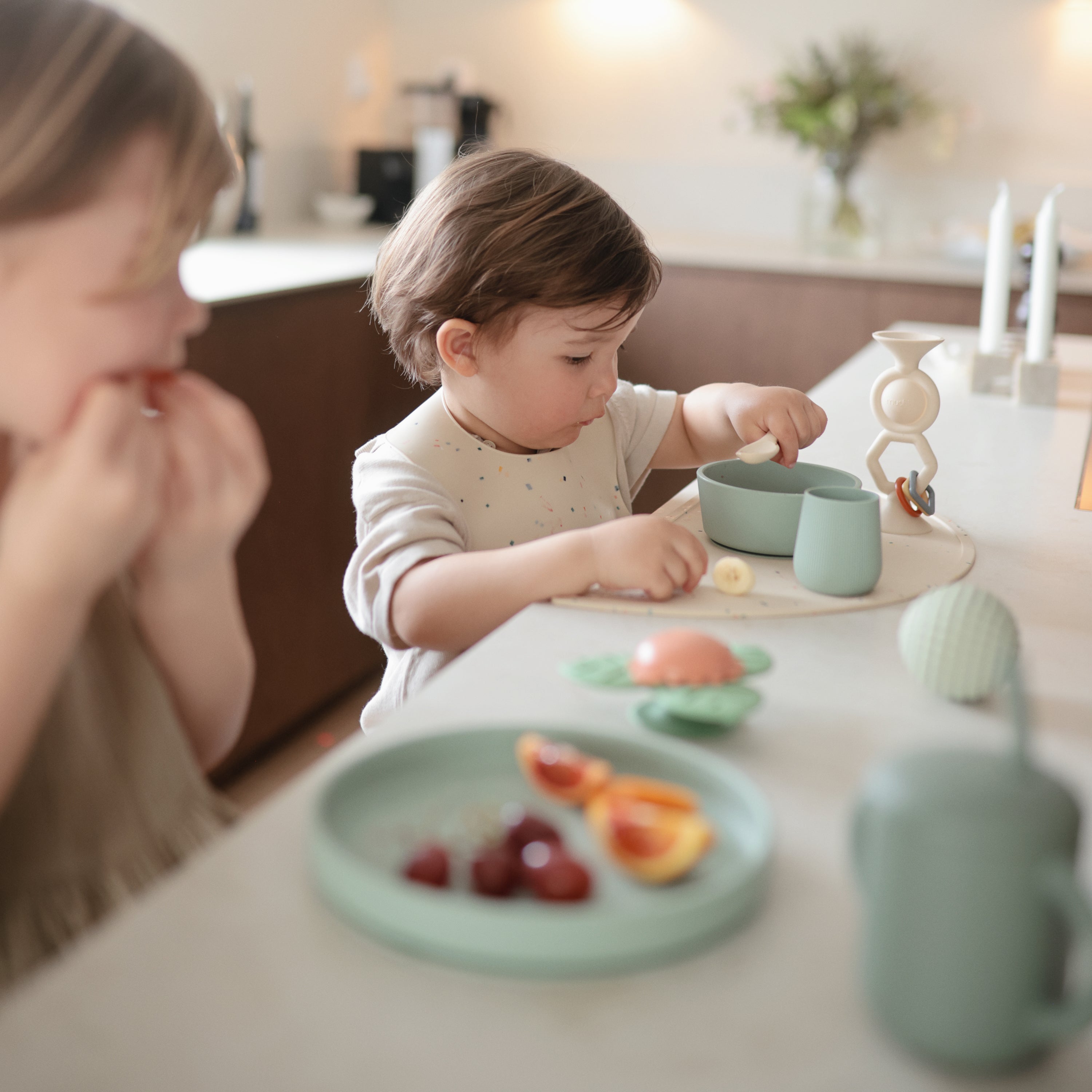 Silicone Toddler Starter Spoons 2-pack