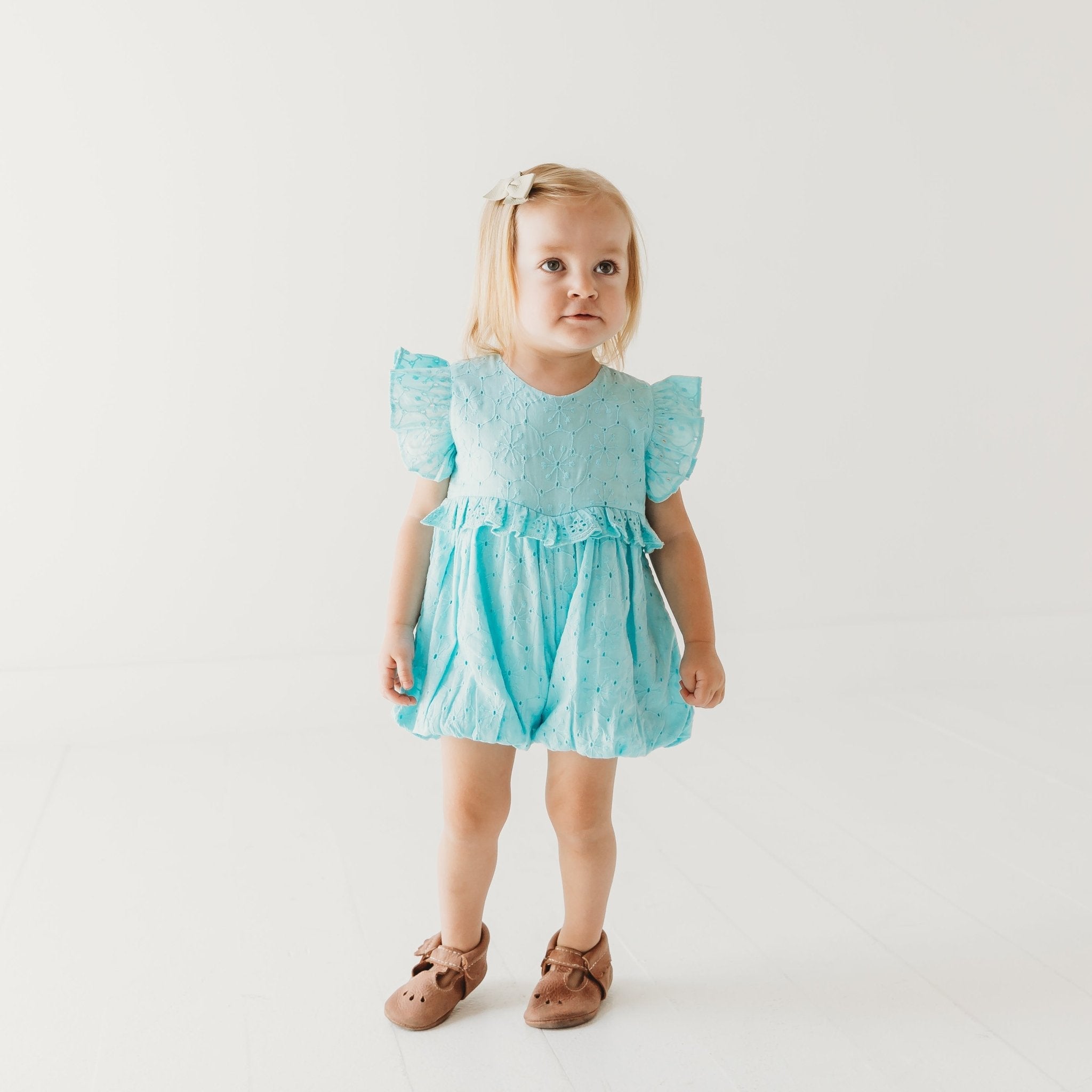 Little Cloud Schiffli Romper