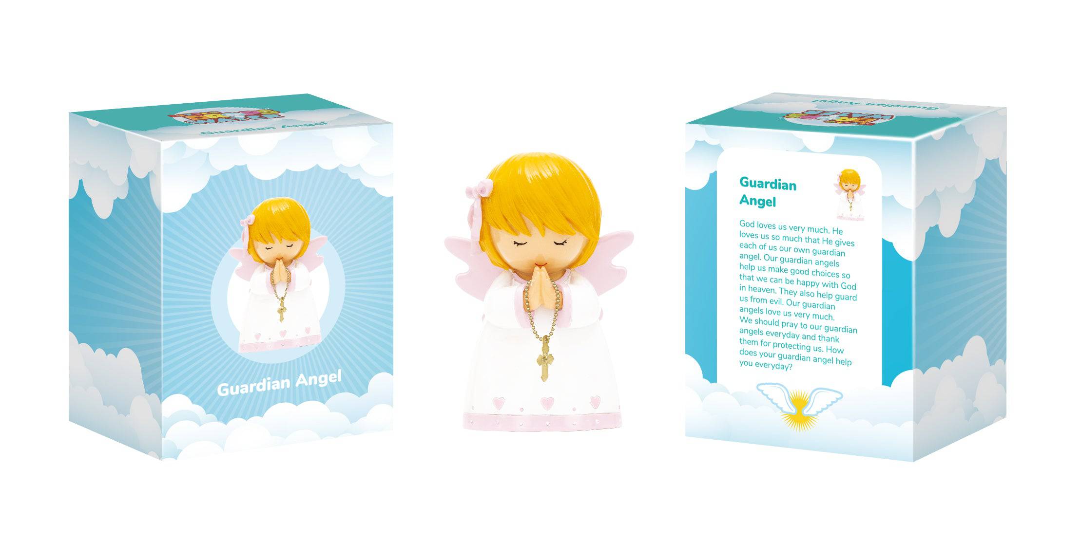 Guardian Angel Girls Collectors Edition | Divine Protection | Little Drops Of Water | Edition Closed