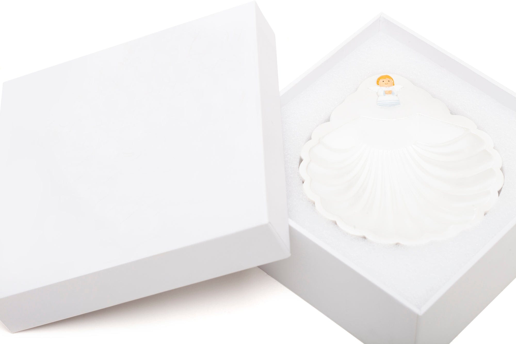 Baptism Shell Guardian Angel Boys | Divine Protection | Little Drops Of Water