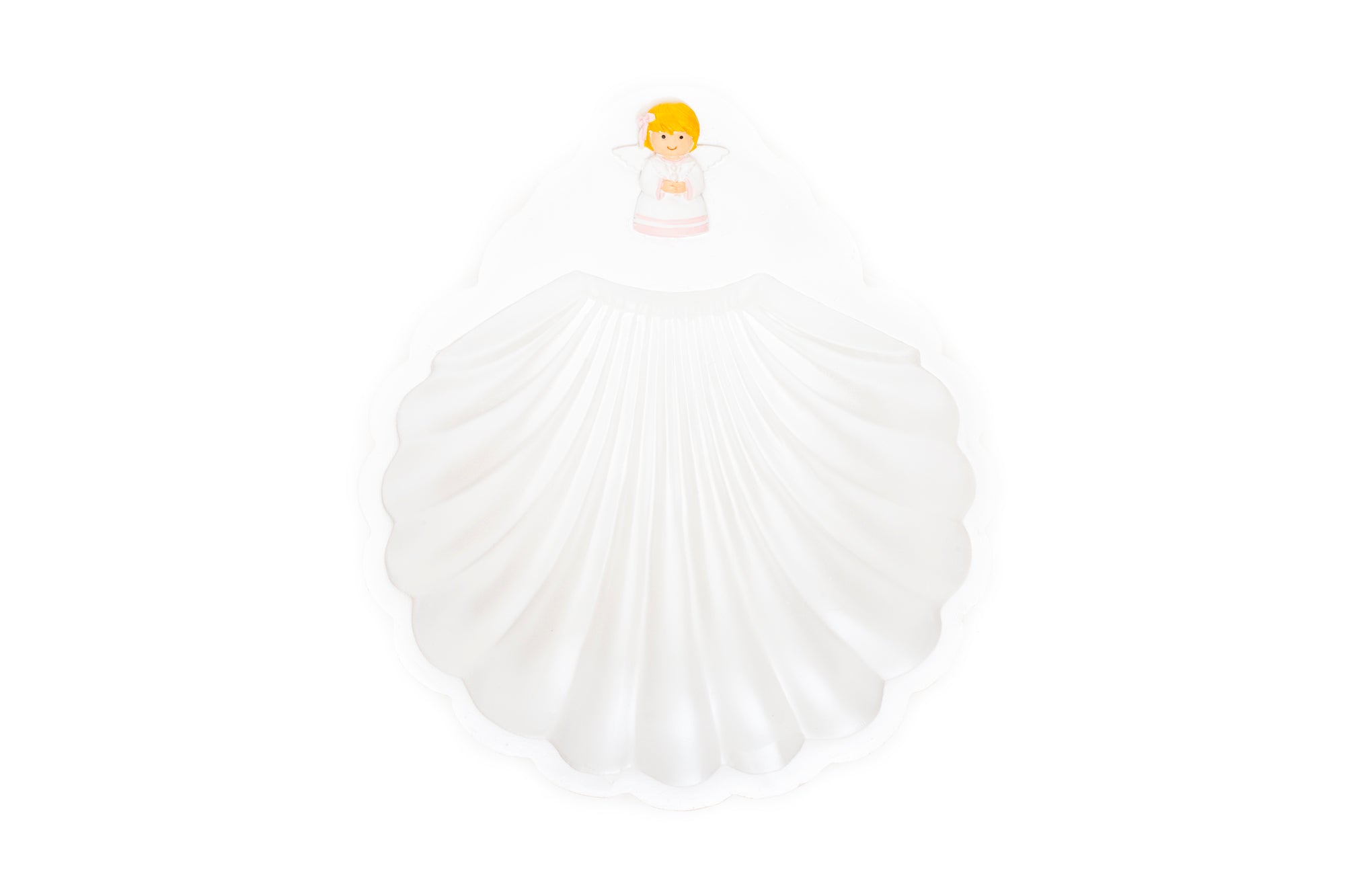 Baptism Shell Guardian Angel Girls | Divine Protection | Little Drops Of Water