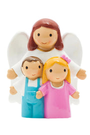 Guardian Angel With Two Children Statue | Baptism Gift | Little Drops Of Water