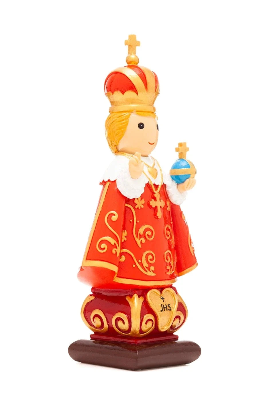 Infant Prague Collectors Edition Miniature Saint Statue | Divine Child King | Little Drops Of Water