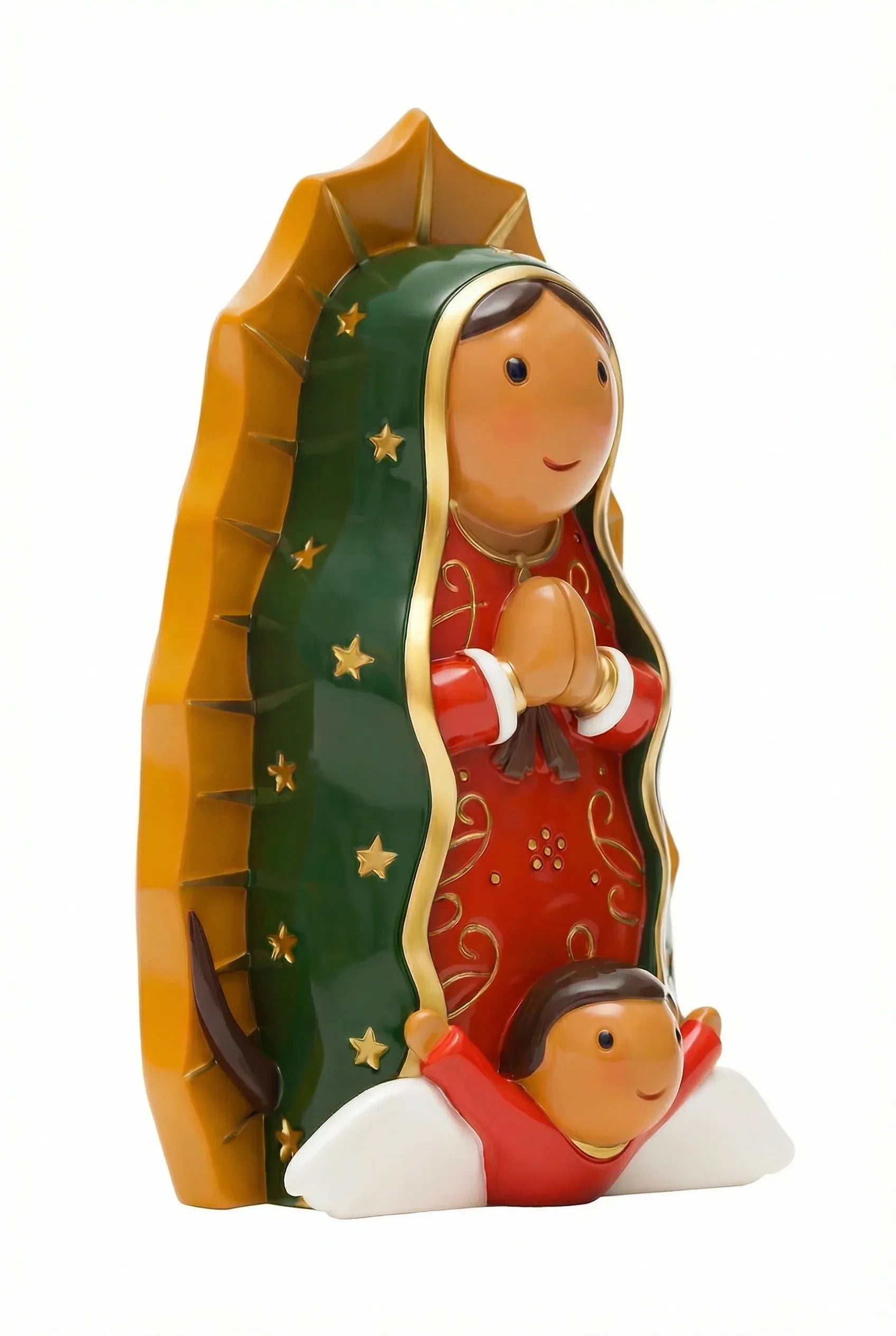 Lady Of Guadalupe Miniature Saint Statue