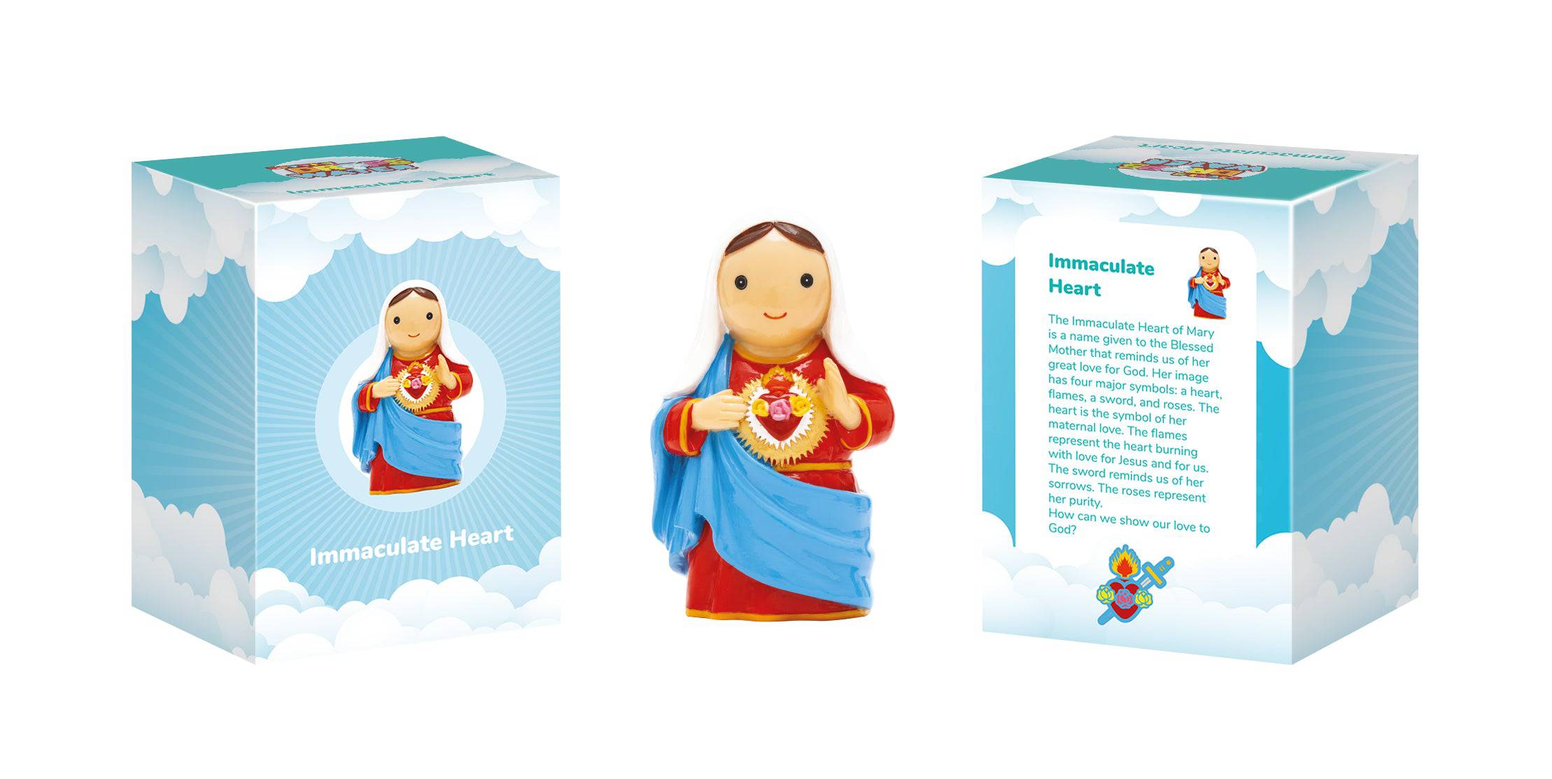 Immaculate Heart Mary Collectors Edition | Pure Heart | Little Drops Of Water