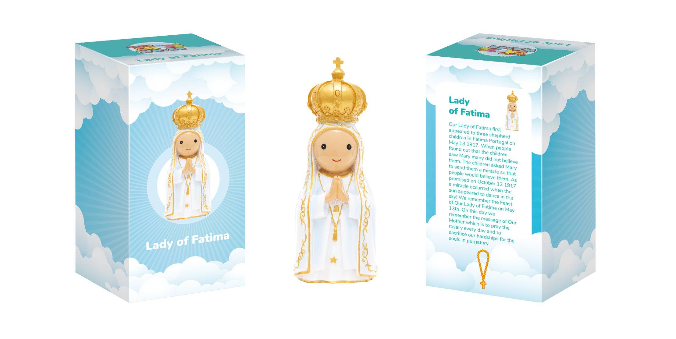 Our Lady Fatima Collectors Edition | Lady Of Peace | Little Drops Of Water | Edition Closed