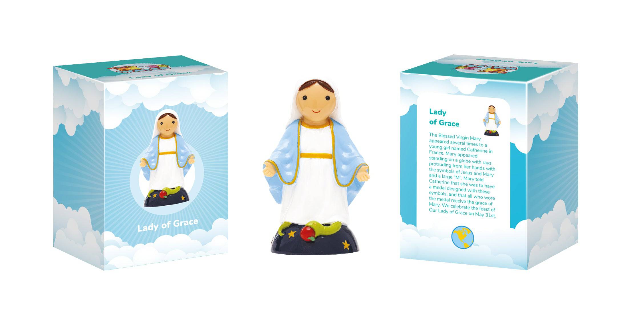 Our Lady Grace Collectors Edition | Mary Divine Grace | Little Drops Of Water