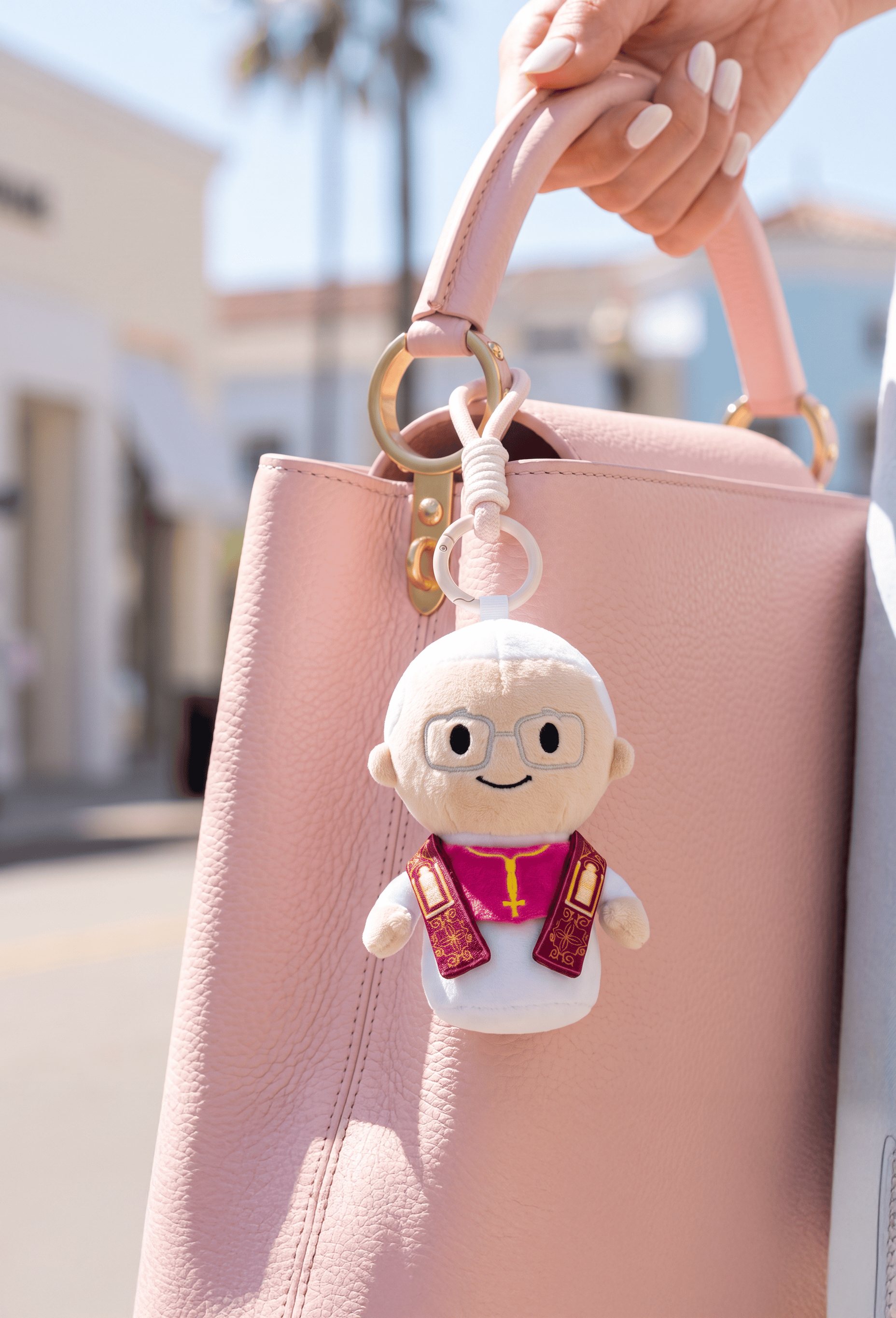 Pope Leo Xiv Catholic Mini Plush Doll 4.75" - First American Pope