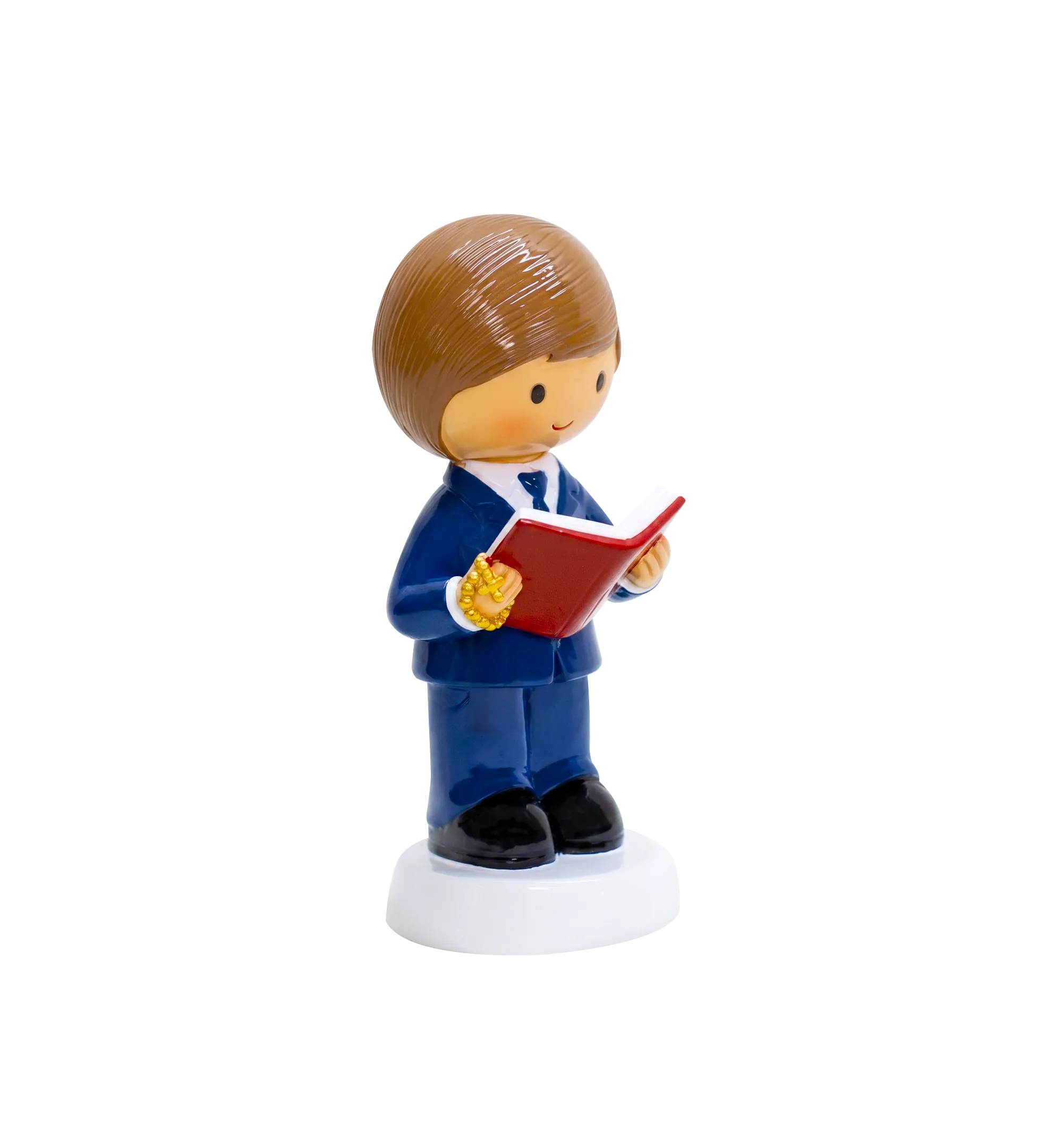 A Light For My Path — Boy Miniature Saint Statue