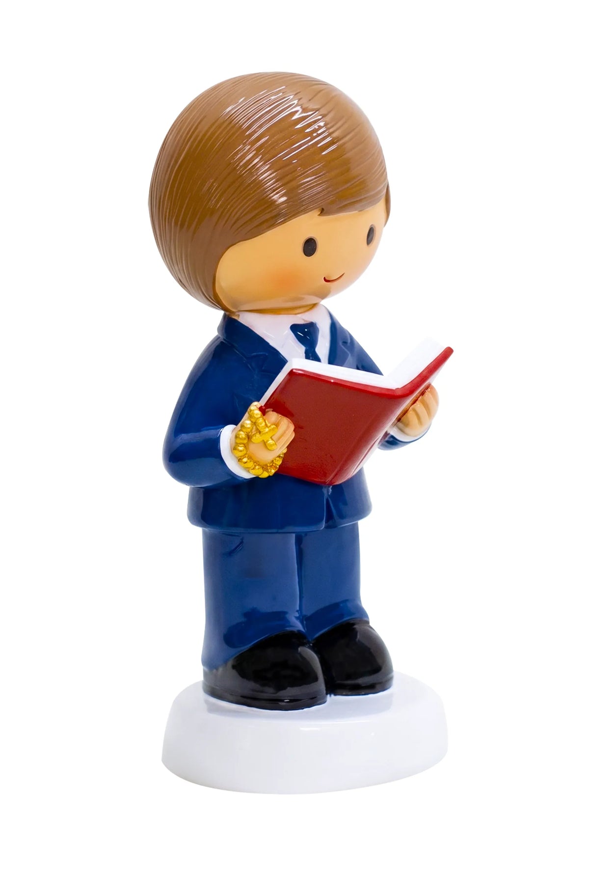 A Light For My Path — Boy Miniature Saint Statue