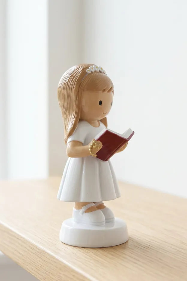 A Light For My Path — Girl Miniature Saint Statue