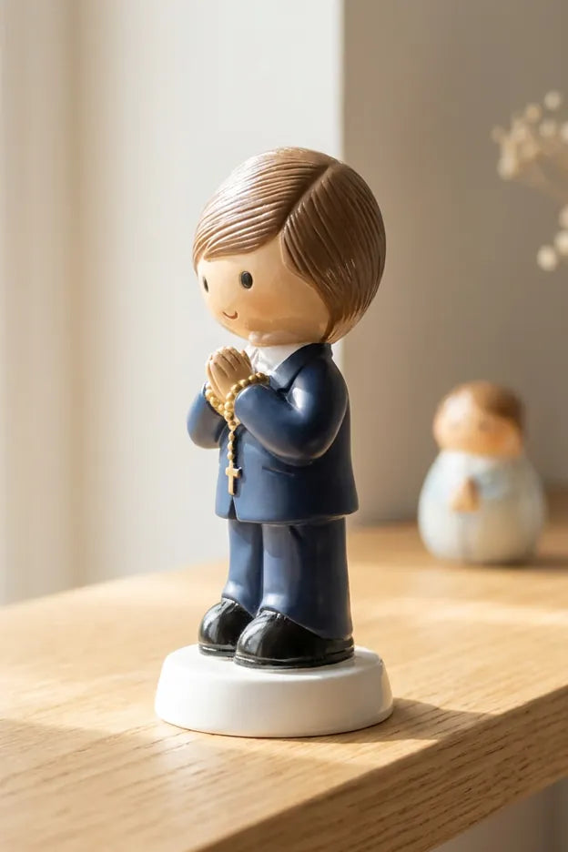 A Promise To God — Boy Miniature Saint Statue