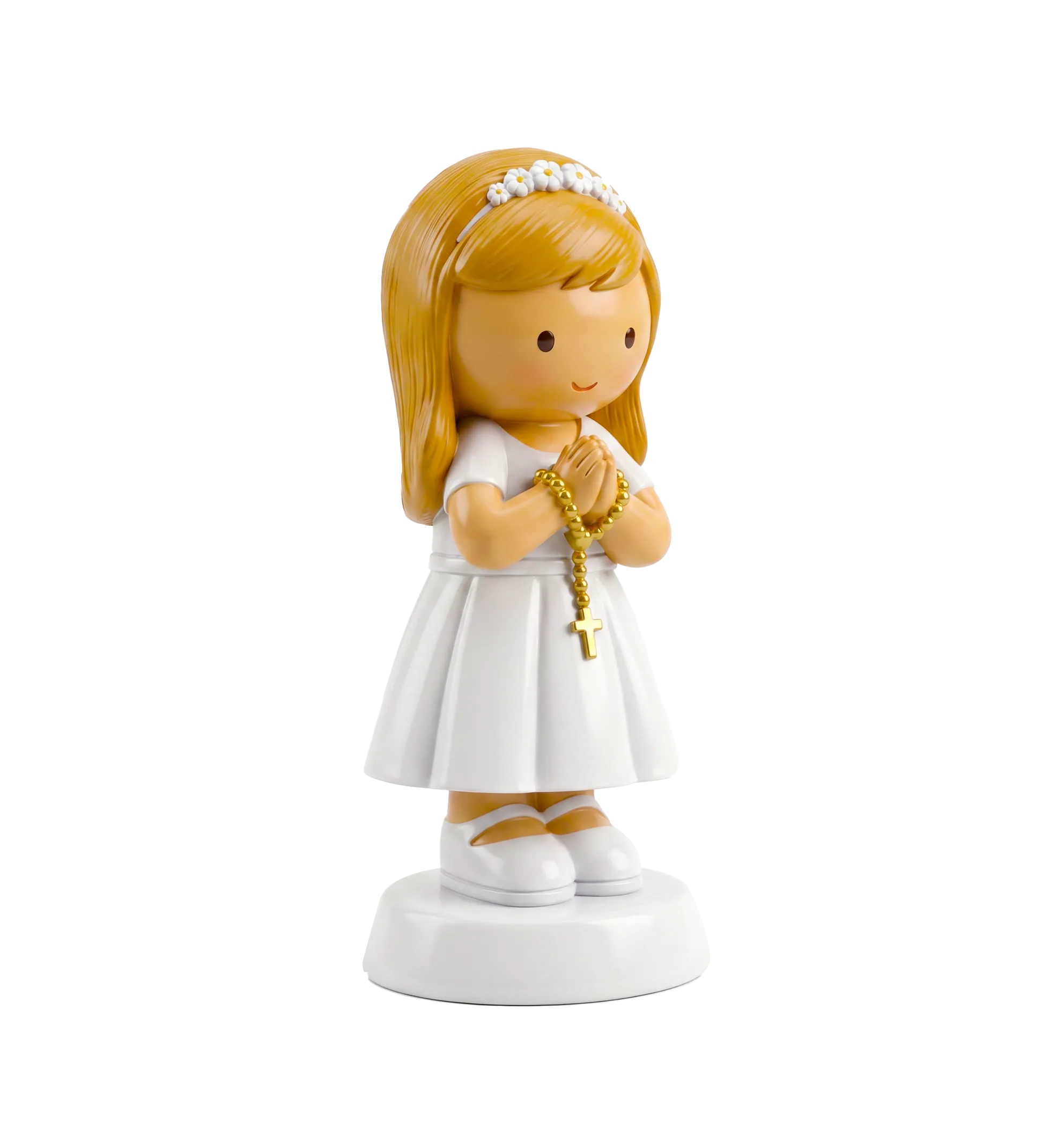 A Promise To God — Girl Miniature Saint Statue