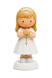 A Promise To God — Girl Miniature Saint Statue