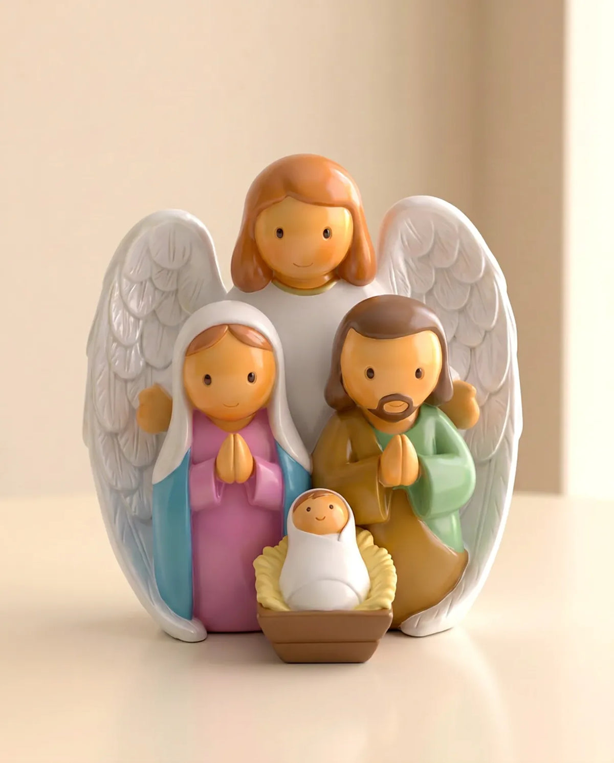An Angel's Blessing Miniature Saint Statue