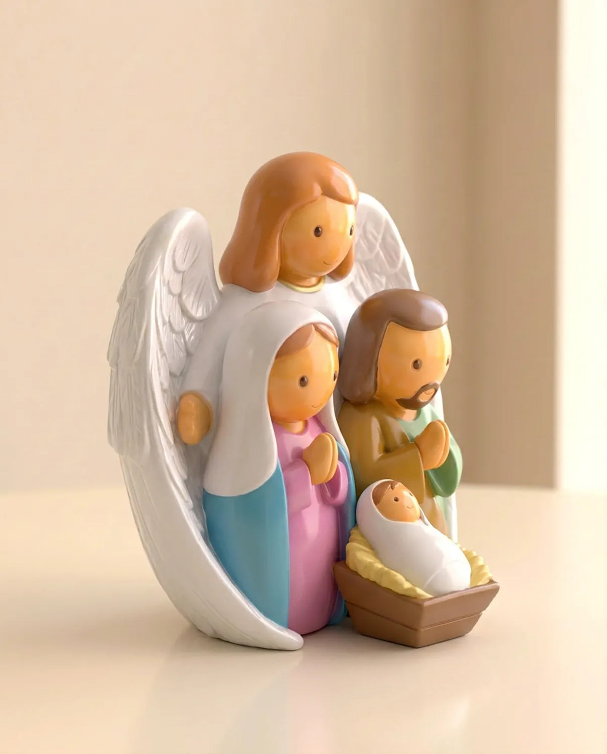 An Angel's Blessing Miniature Saint Statue