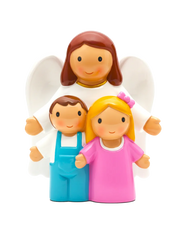An Angel Watching Over Us Miniature Saint Statue