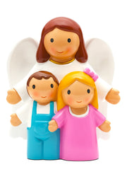 An Angel Watching Over Us Miniature Saint Statue