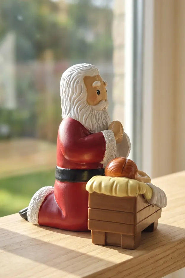 Come, Let Us Adore Him Miniature Saint Statue