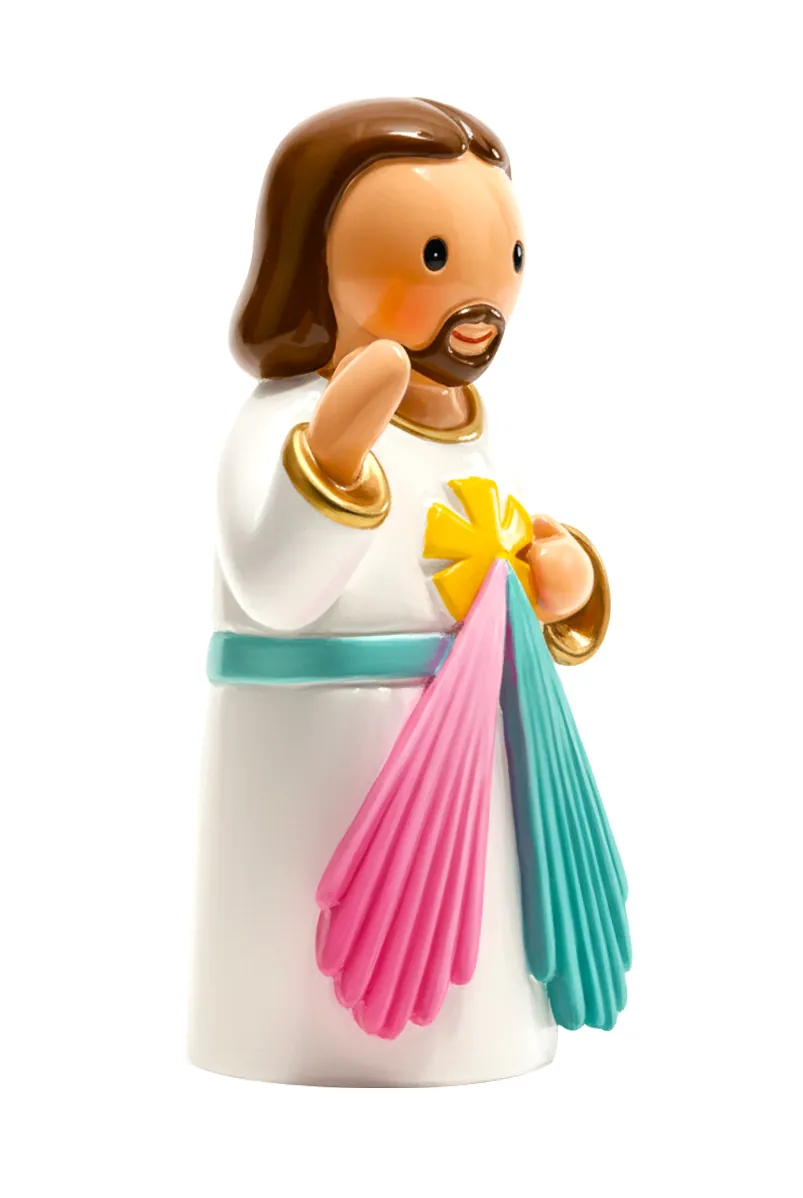 Divine Mercy Miniature Saint Statue