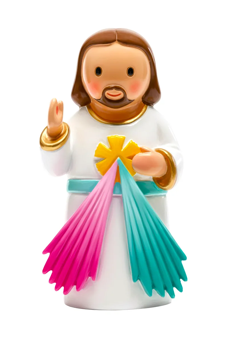 Divine Mercy Miniature Saint Statue