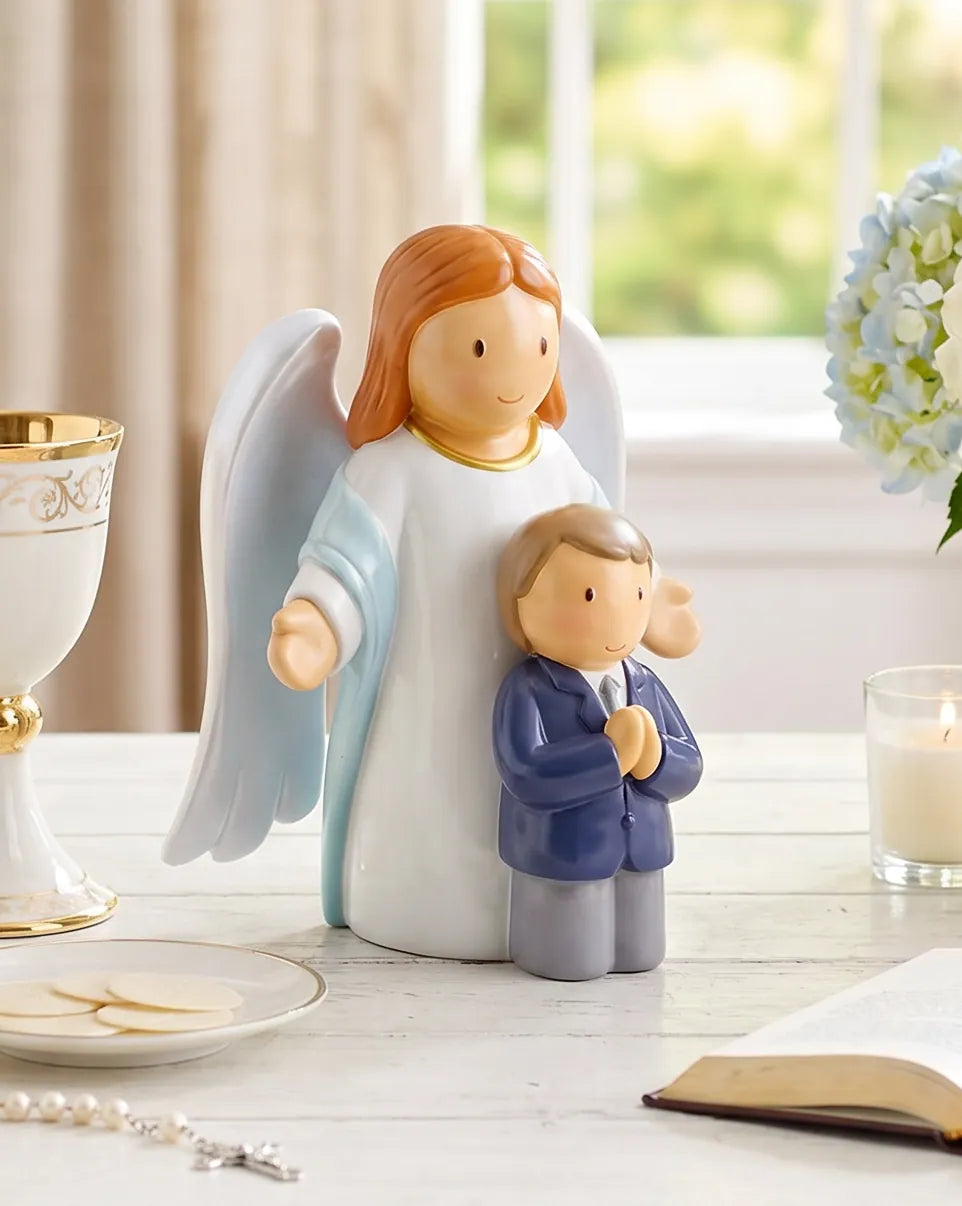 Heaven Walks With Me — Boy Miniature Saint Statue