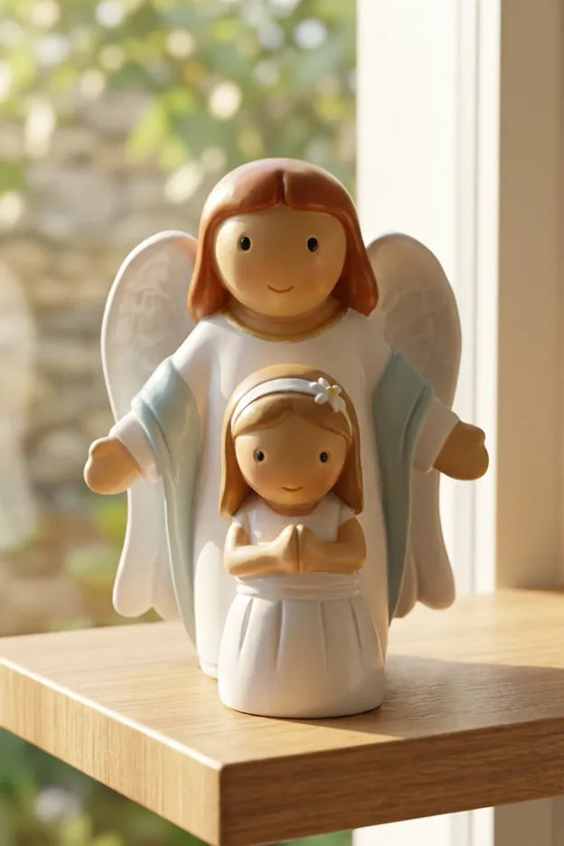 Heaven Walks With Me — Girl Miniature Saint Statue