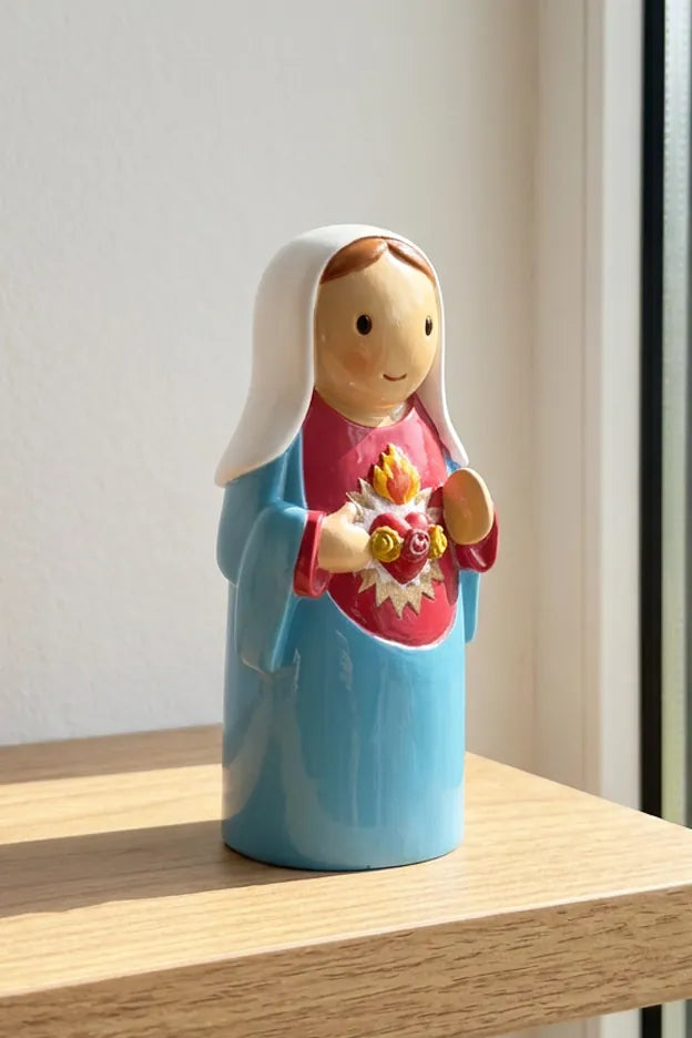 Immaculate Heart Of Mary Miniature Saint Statue