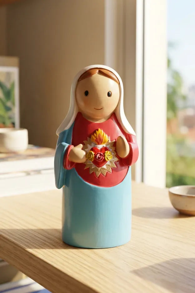 Immaculate Heart Of Mary Miniature Saint Statue